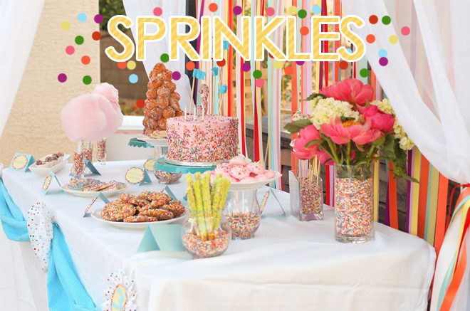 Best ideas about 15 Year Old Birthday Ideas
. Save or Pin Rainbow Sprinkles Birthday Party and Candy Buffet Ideas Now.