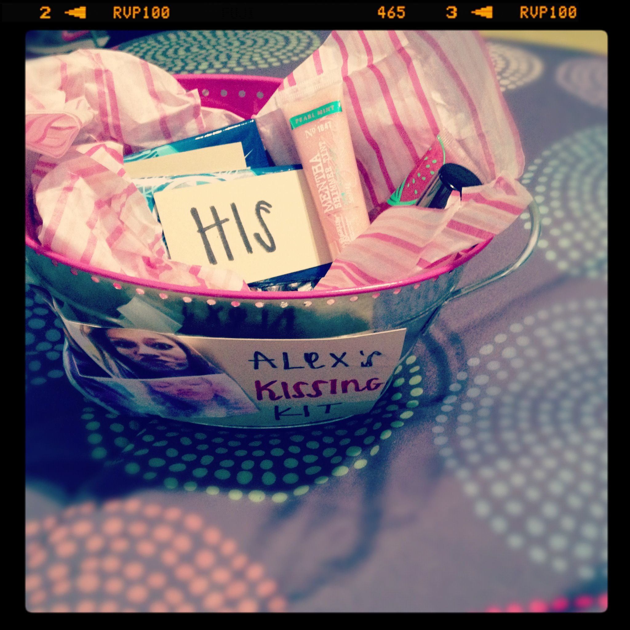 Best ideas about 15Th Birthday Gift Ideas
. Save or Pin Sweet 16 kissing kit made by my cute best friend Now.
