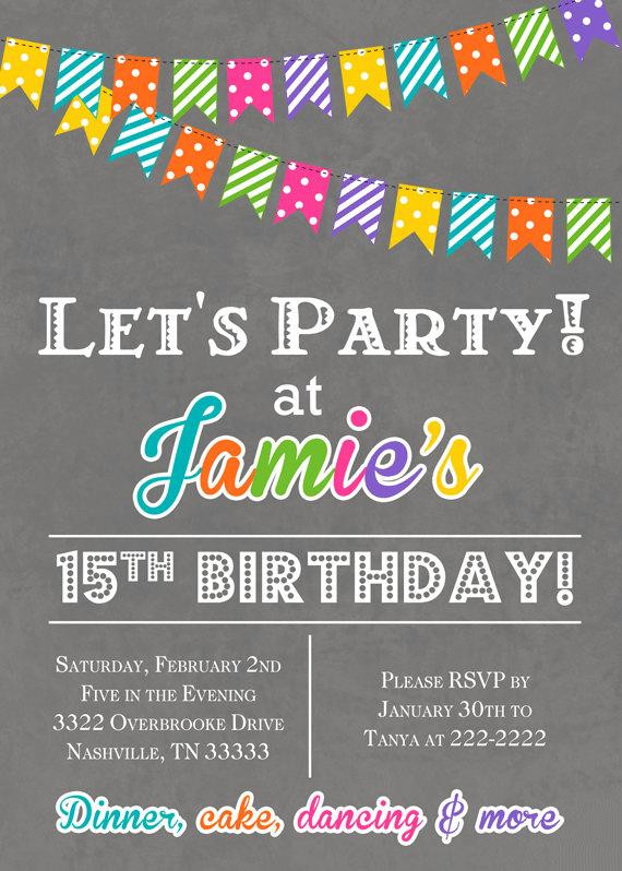 Best ideas about 15th Birthday Party Invitations
. Save or Pin 301 Moved Permanently Now.