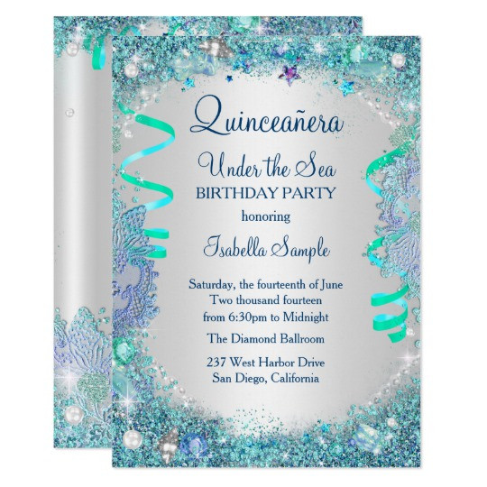 Best ideas about 15th Birthday Party Invitations
. Save or Pin Winter Wonderland Quinceañera Invitations Now.
