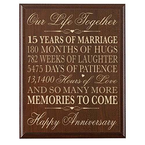 Best ideas about 15Th Wedding Anniversary Gift Ideas For Him
. Save or Pin 15th Wedding Anniversary Gift Ideas for Her Now.