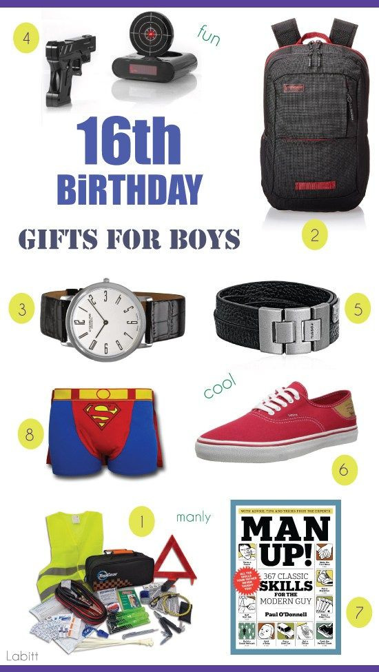 Best ideas about 16Th Birthday Gift Ideas For Boys
. Save or Pin Best 16th Birthday Gifts for Teen Boys Now.