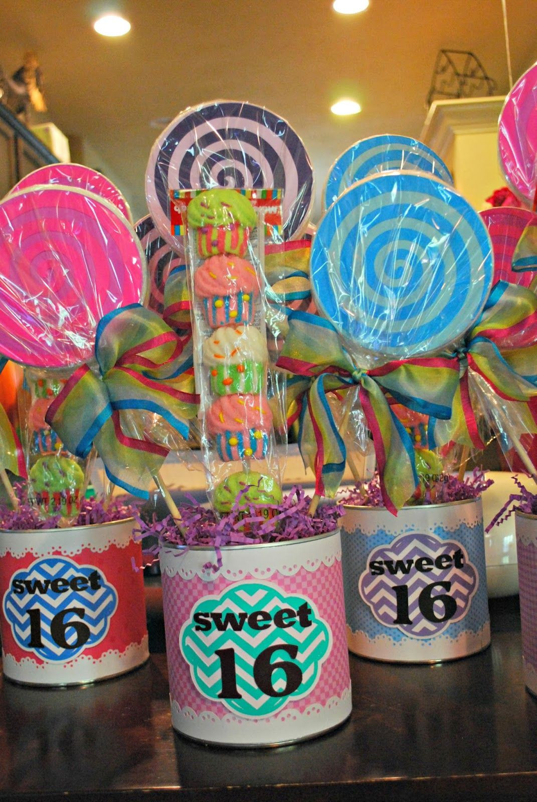 Best ideas about 16th Birthday Party Decorations
. Save or Pin Up on tippy toes Sweet 16 Candy Centerpieces s Now.