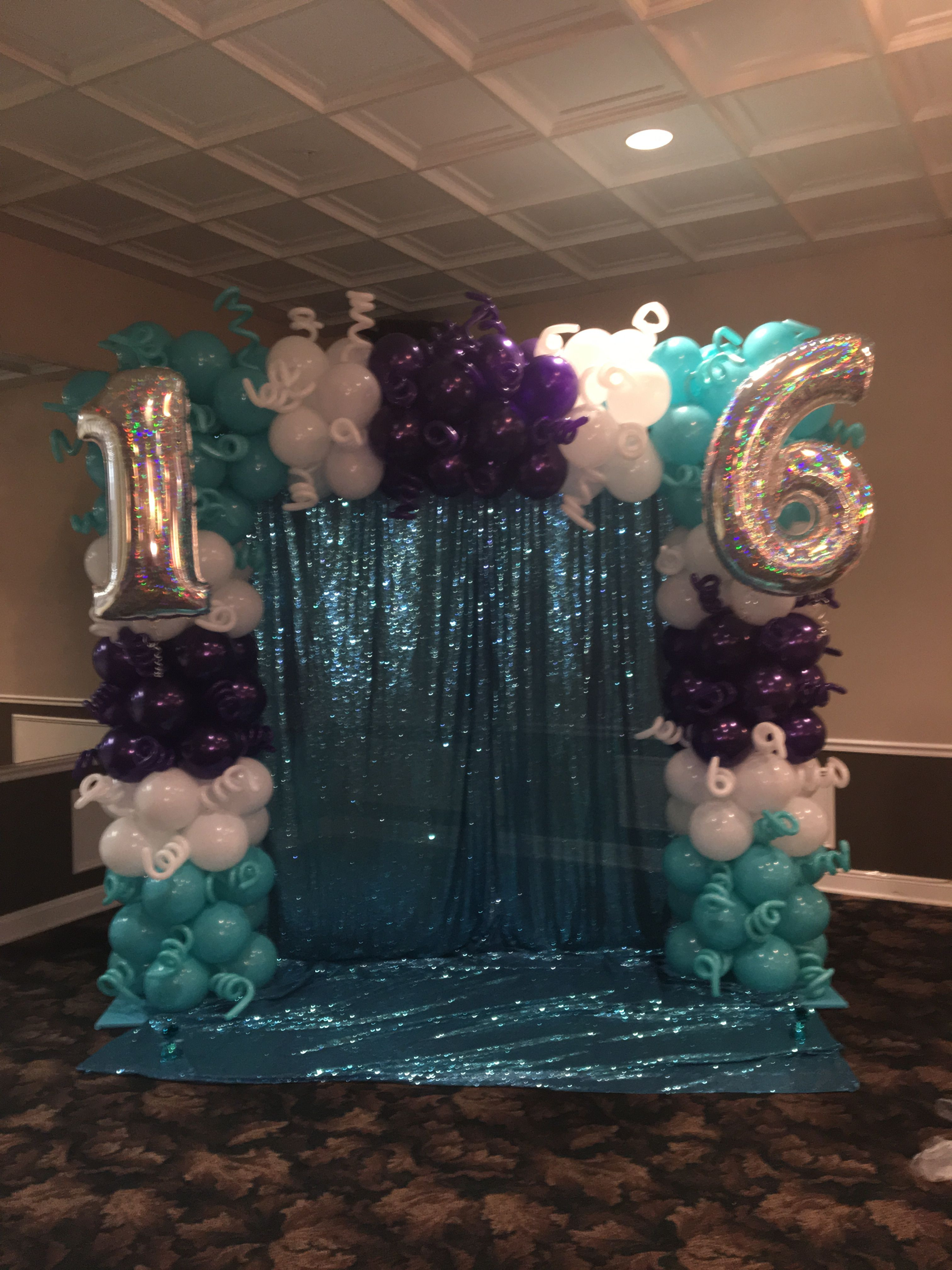 Best ideas about 16th Birthday Party Decorations
. Save or Pin Sweet 16 balloon decor Now.