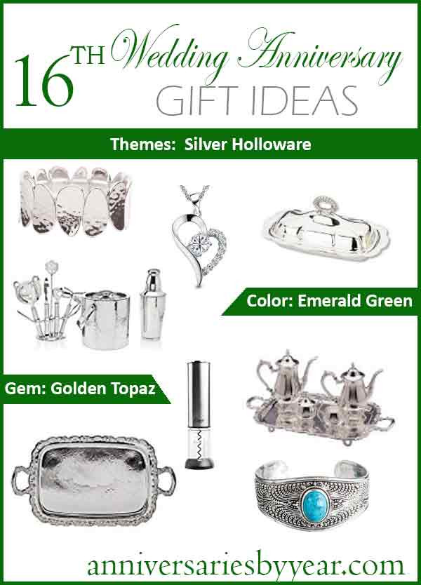 Best ideas about 16Th Wedding Anniversary Gift Ideas For Him
. Save or Pin 16th Anniversary Sixteenth Wedding Anniversary Gift Ideas Now.