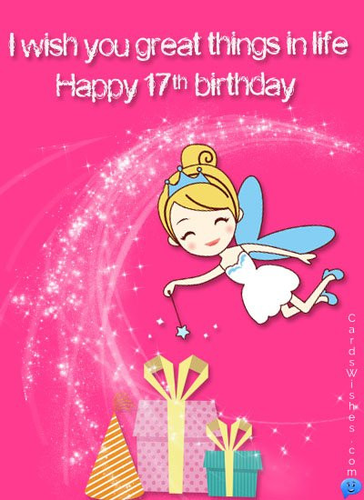 Best ideas about 17 Th Birthday Wishes
. Save or Pin Happy 17th Birthday Wishes Cards Wishes Now.