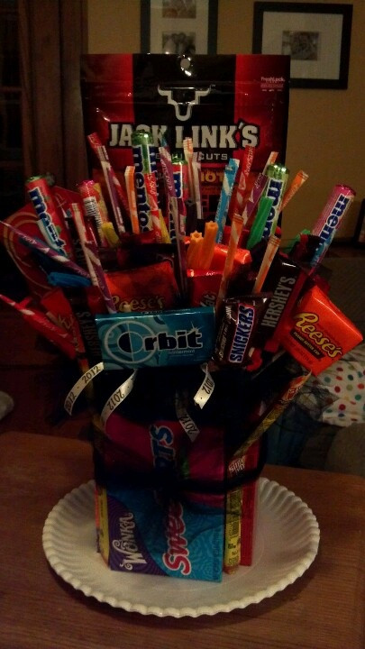 Best ideas about 17Th Bday Gift Ideas
. Save or Pin Candy Bouquet i made for my daughter for her 17th Birthday Now.