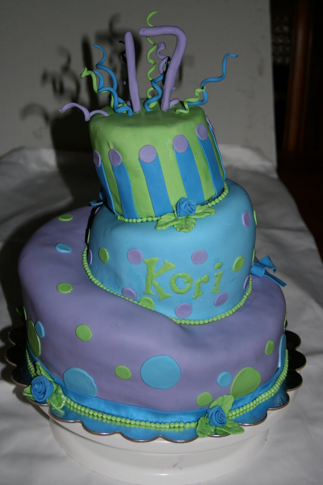 Best ideas about 17th Birthday Cake
. Save or Pin Piece of Cake by Kate TOPSY TURVY 17th BIRTHDAY CAKE Now.