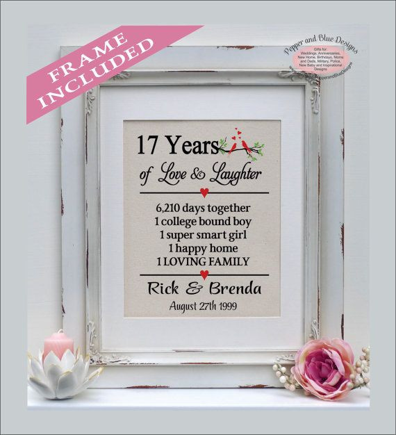 Best ideas about 17Th Year Anniversary Gift Ideas
. Save or Pin 17 Best images about Anniversary Gifts on Pinterest Now.