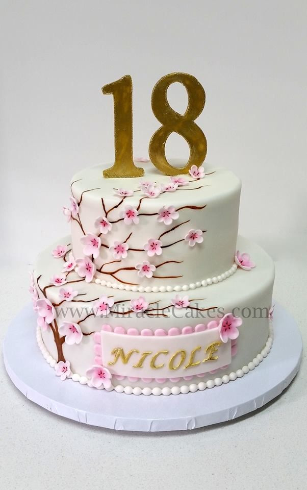 Best ideas about 18 Birthday Cake Ideas
. Save or Pin Miracle Cakes Cakes Now.