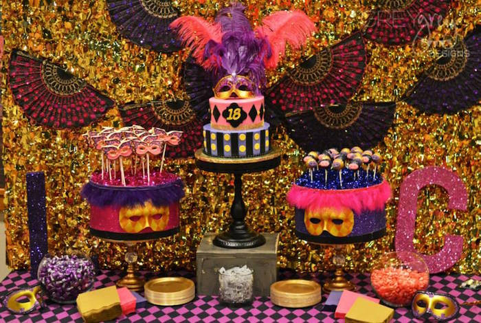 Best ideas about 18 Birthday Party
. Save or Pin Kara s Party Ideas Masquerade 18th Birthday Party via Kara Now.