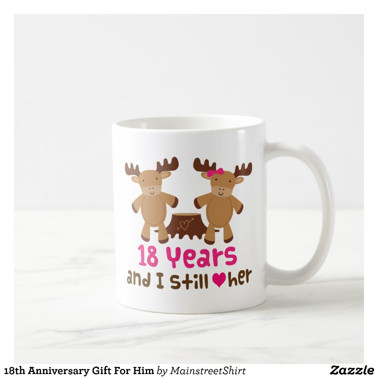 Best ideas about 18Th Anniversary Gift Ideas For Him
. Save or Pin 18th Anniversary Gift For Him Coffee Mug Now.