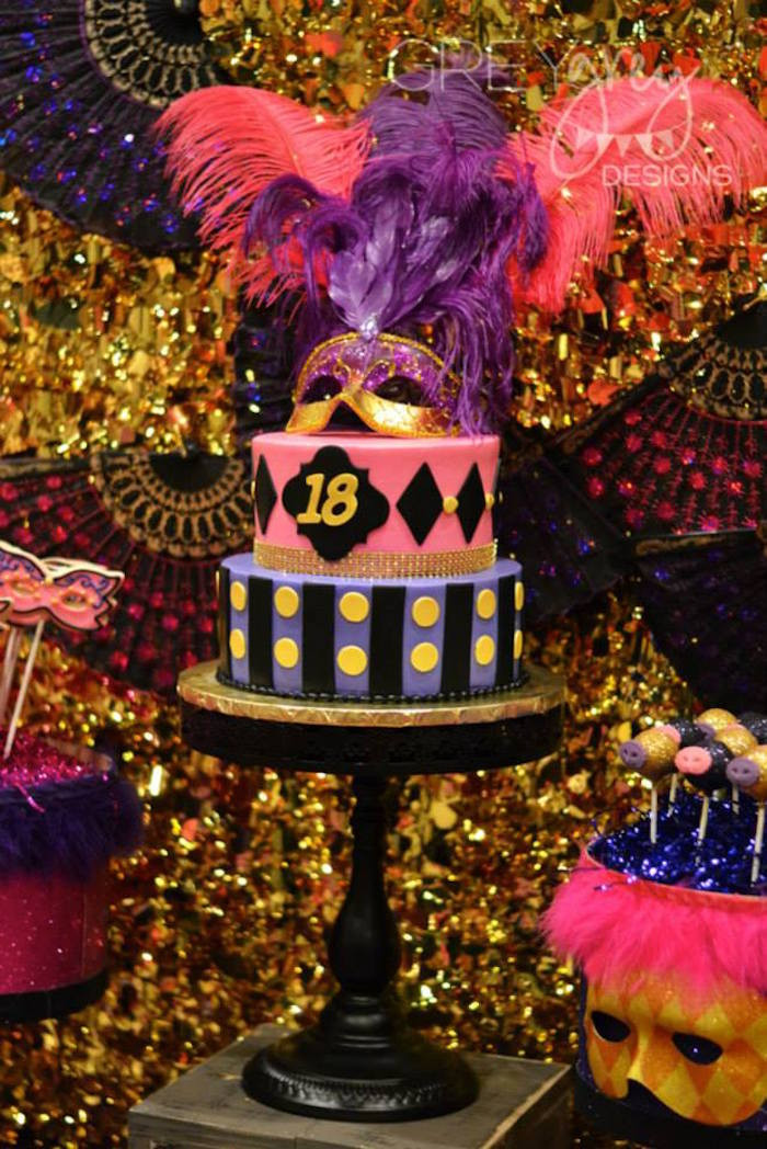 Best ideas about 18th Birthday Decorations
. Save or Pin Kara s Party Ideas Masquerade 18th Birthday Party via Kara Now.