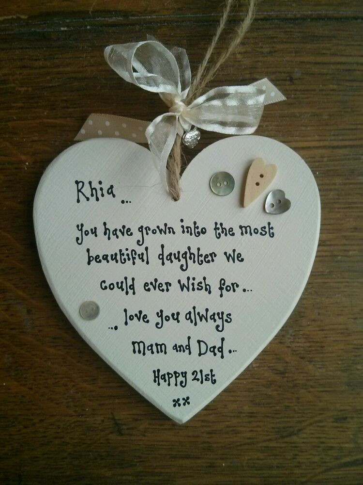 Best ideas about 18th Birthday Gift Ideas For Daughter
. Save or Pin Chic Personalised Daughter GIFT 21ST 18TH Birthday Present Now.