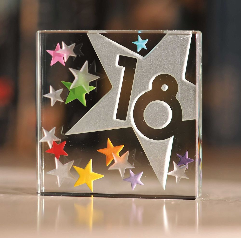 Best ideas about 18Th Birthday Gift Ideas For Her
. Save or Pin Happy 18th Birthday Gifts Idea Spaceform Glass Keepsake Now.