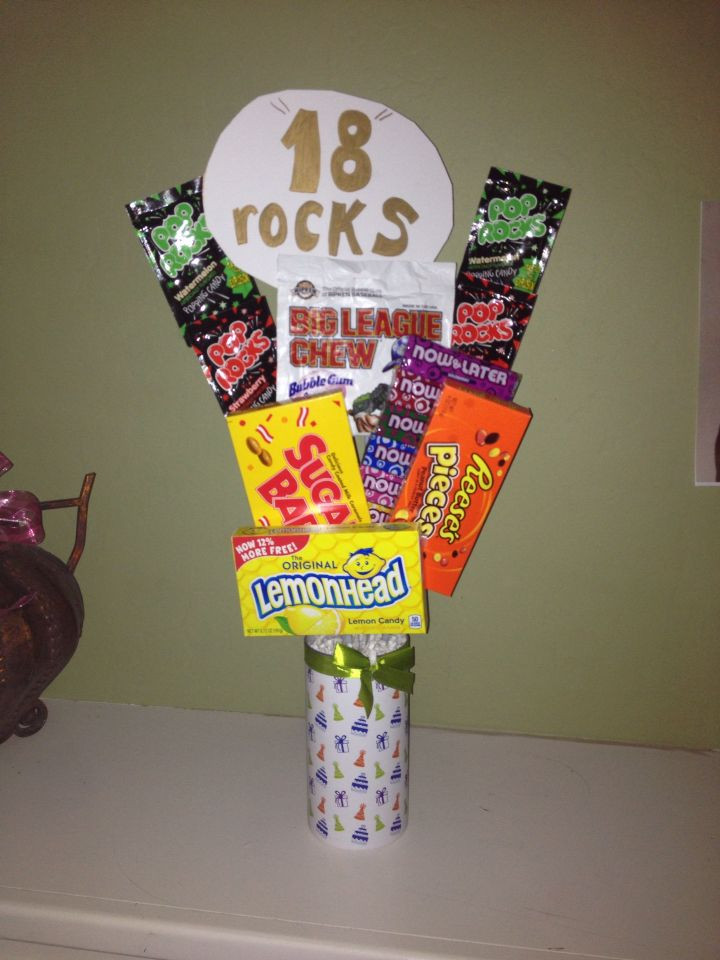 Best ideas about 18th Birthday Gift Ideas For Son
. Save or Pin A lil candy bouquet for my sons 18th birthday made by Now.