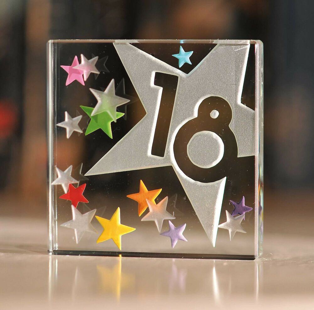 Best ideas about 18th Birthday Gifts For Him
. Save or Pin Happy 18th Birthday Gifts Idea Spaceform Glass Keepsake Now.