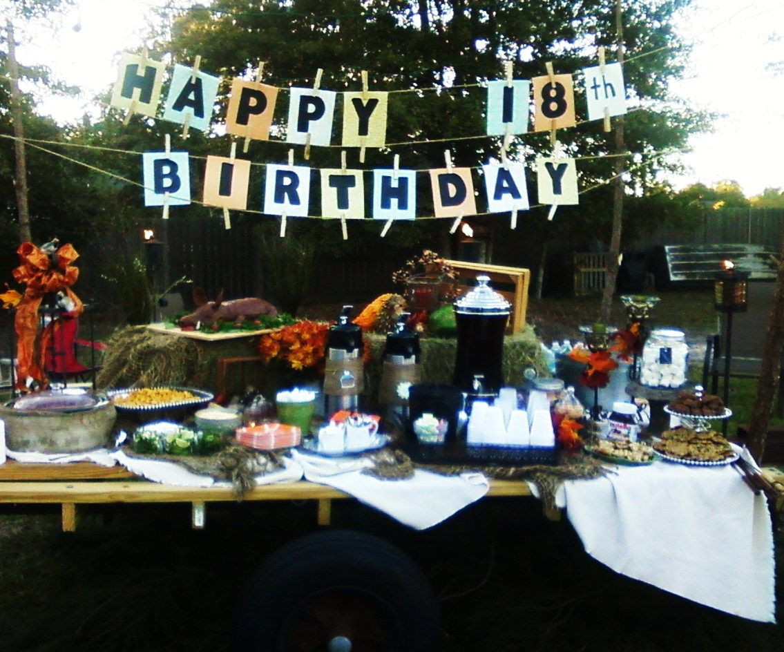 Best ideas about 18th Birthday Party Ideas For Guys
. Save or Pin My son s 18th Birthday Party Wagon Parties Now.