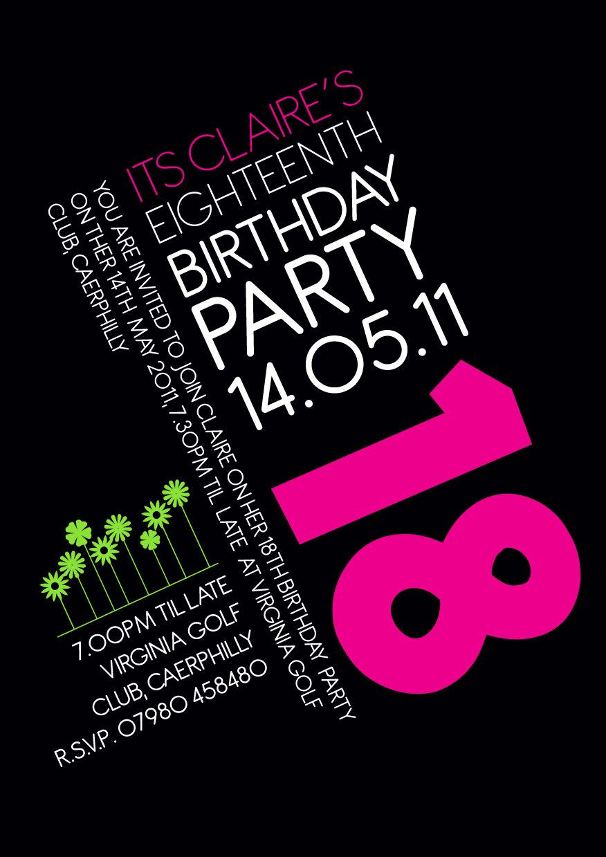 Best ideas about 18th Birthday Party Invitations
. Save or Pin 18th Birthday Invitation Idea Party Now.