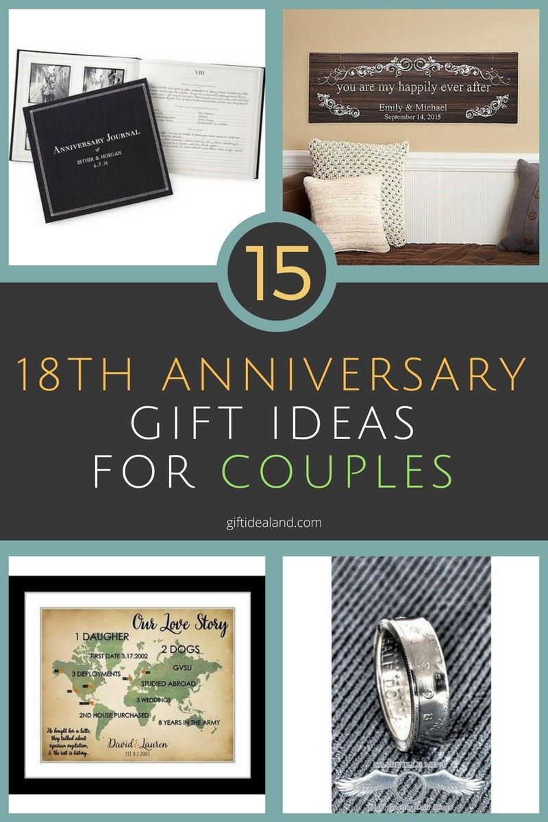 Best ideas about 18Th Wedding Anniversary Gift Ideas
. Save or Pin 18th wedding anniversary t ideas him Ideas for Your Now.