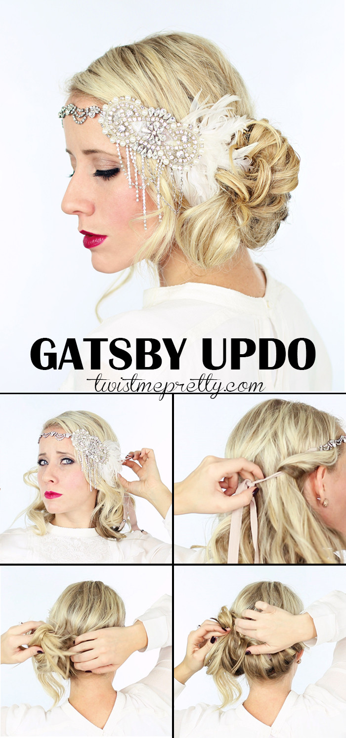 Best ideas about 1920S Updo Hairstyles
. Save or Pin 2 gorgeous GATSBY hairstyles for Halloween or a wedding Now.