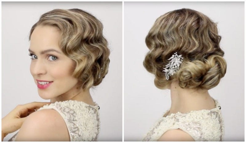 Best ideas about 1920S Updo Hairstyles
. Save or Pin Halloween Style Pick The Iconic 1920s Finger Wave Updo Now.