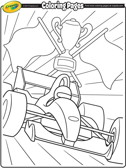 Best ideas about 1950'S Printable Coloring Pages
. Save or Pin Formula 1 Racecar Coloring Page Now.