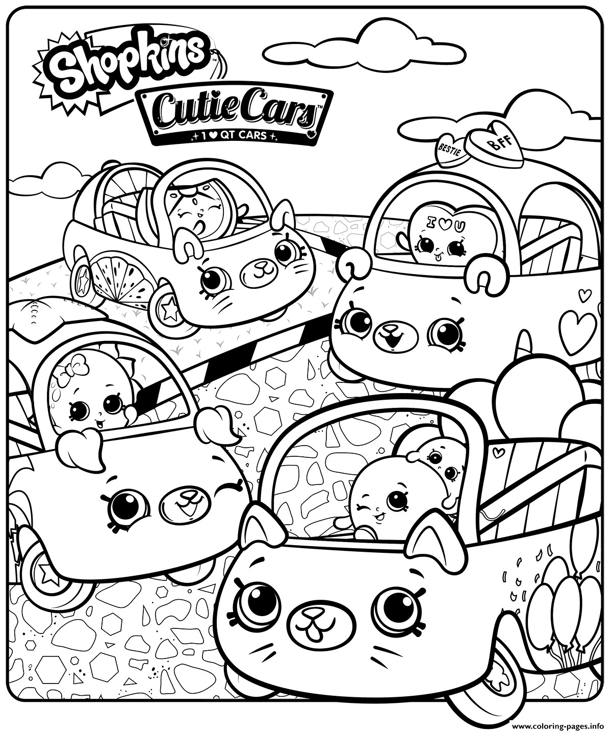 Best ideas about 1950'S Printable Coloring Pages
. Save or Pin Shopkins Cutie Cars Sheet Coloring Pages Printable Now.