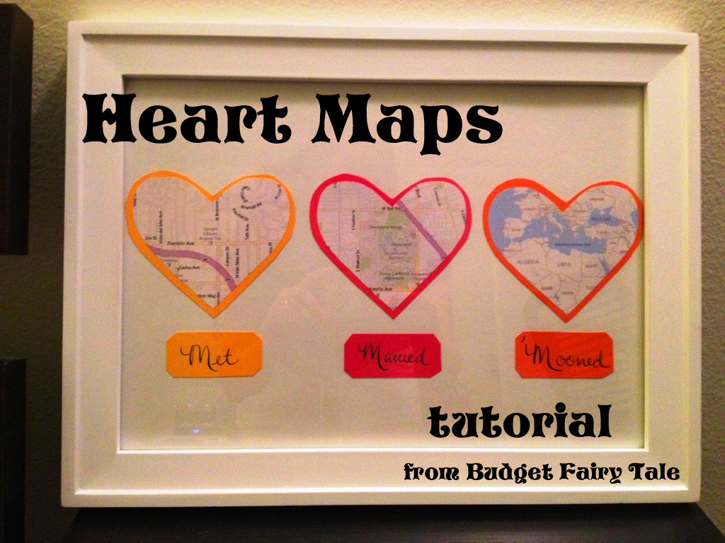 Best ideas about 1St Anniversary Gift Ideas For Him
. Save or Pin First Anniversary Gift Map Hearts Display Tutorial and Now.