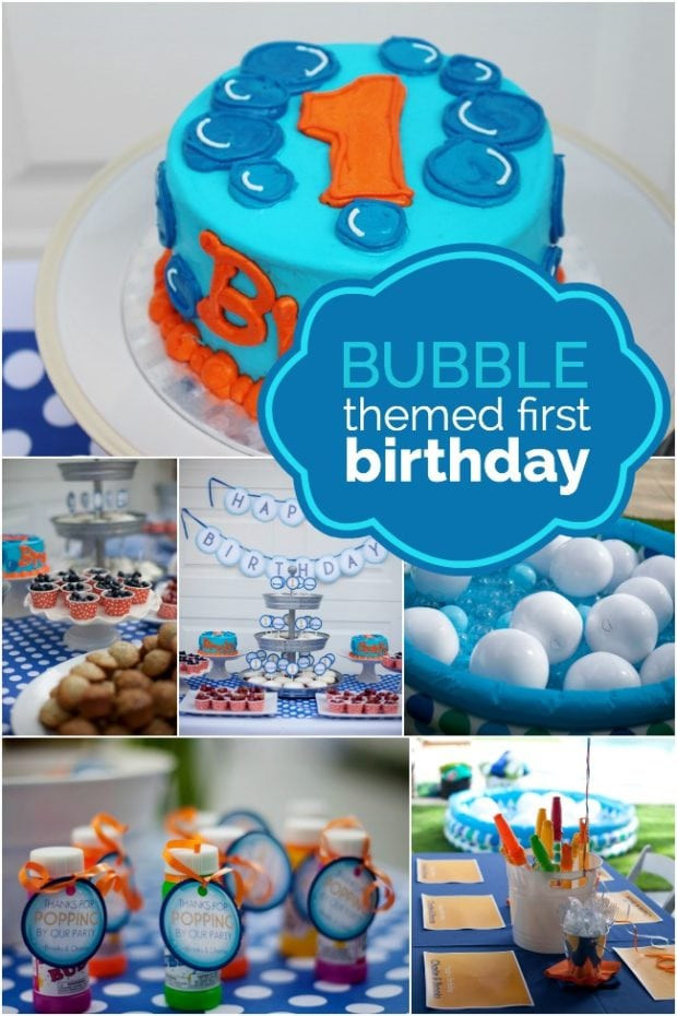 Best ideas about 1st Birthday Boy Decorations
. Save or Pin A Bubble Themed First Birthday Spaceships and Laser Beams Now.