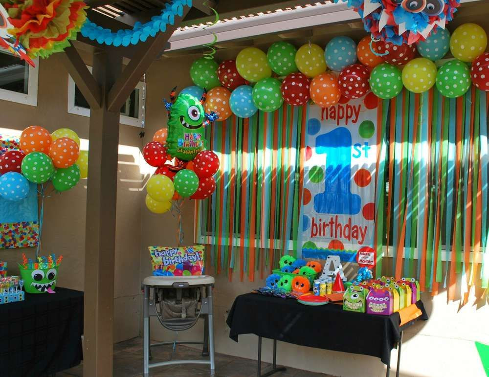 Best ideas about 1st Birthday Boy Decorations
. Save or Pin Monsters Birthday Party Ideas in 2019 Now.