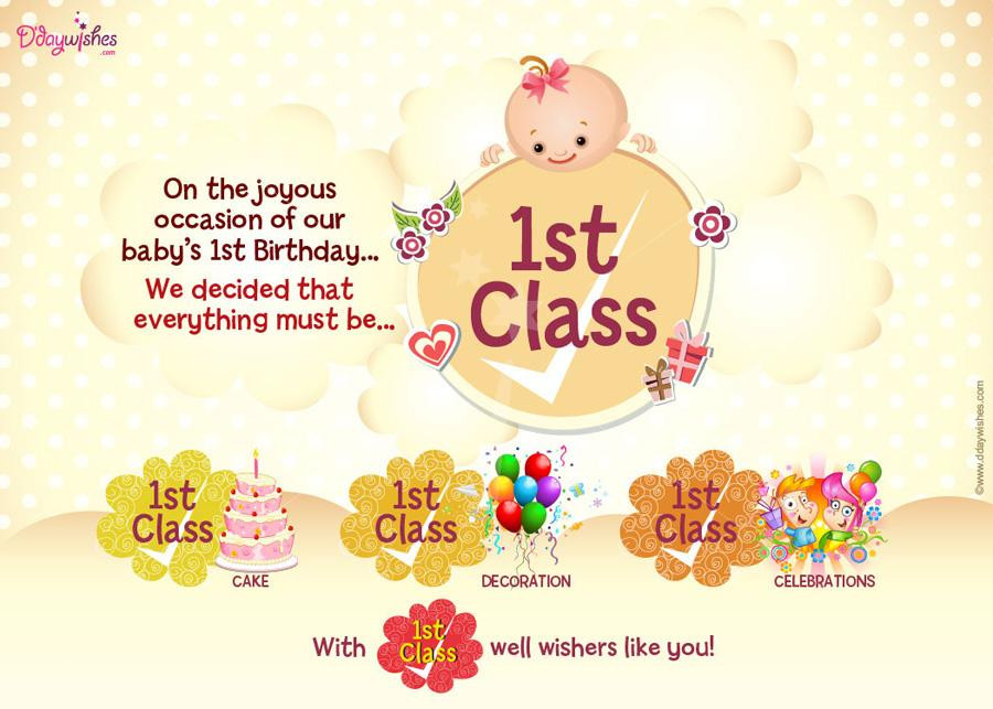 Best ideas about 1st Birthday Card Message
. Save or Pin First Birthday Invitations Now.