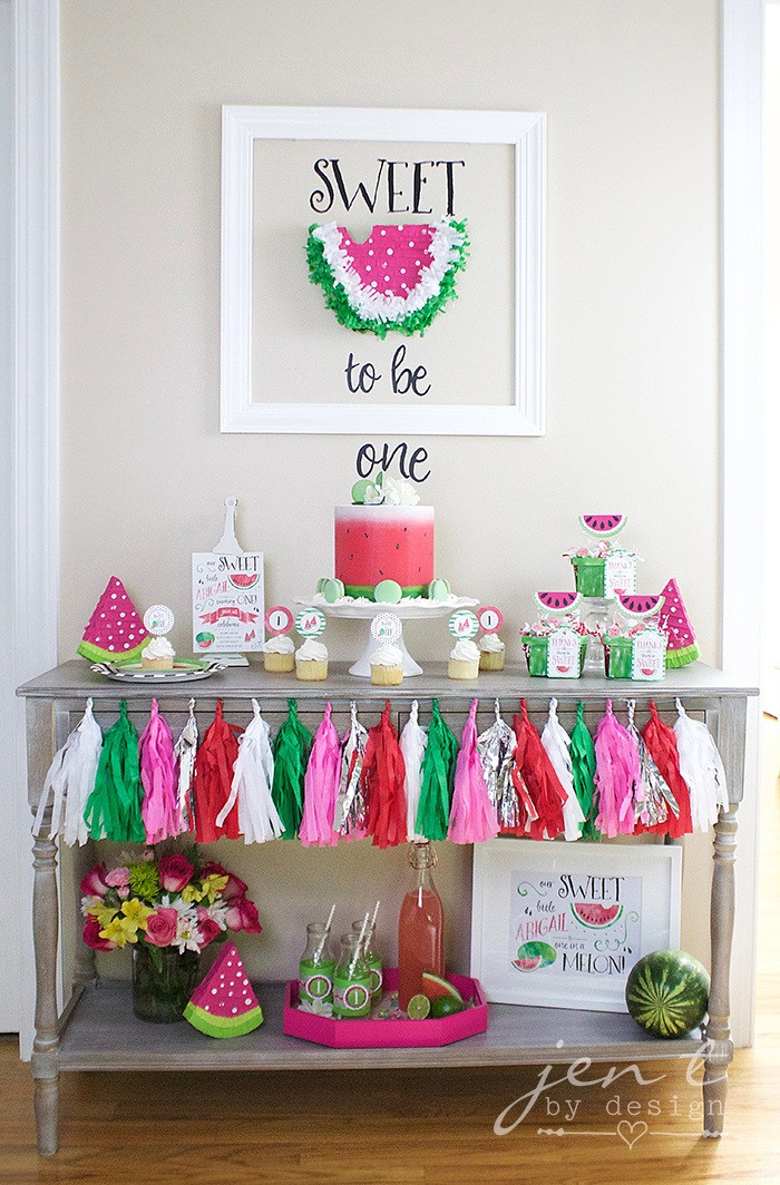Best ideas about 1st Birthday Decorations
. Save or Pin 10 Favorite Summer 1st Birthday Party Ideas on Love the Day Now.