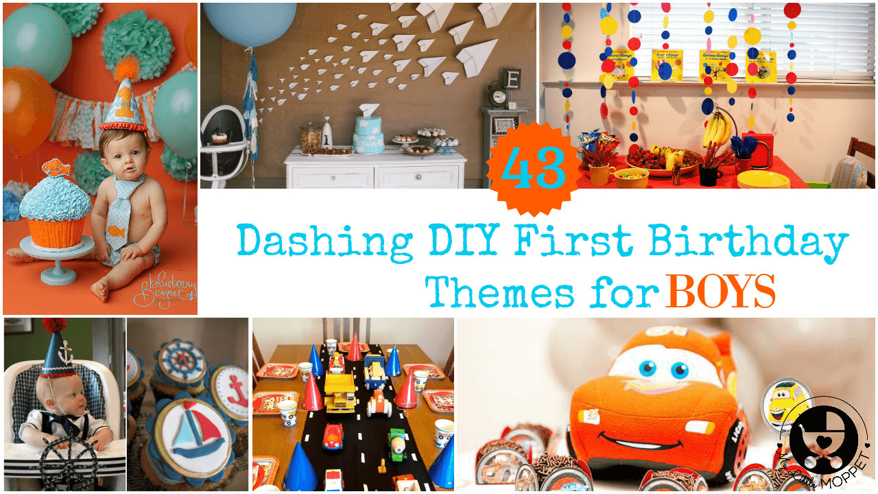 Best ideas about 1st Birthday Gift Ideas For Boys
. Save or Pin 43 Dashing DIY Boy First Birthday Themes Now.