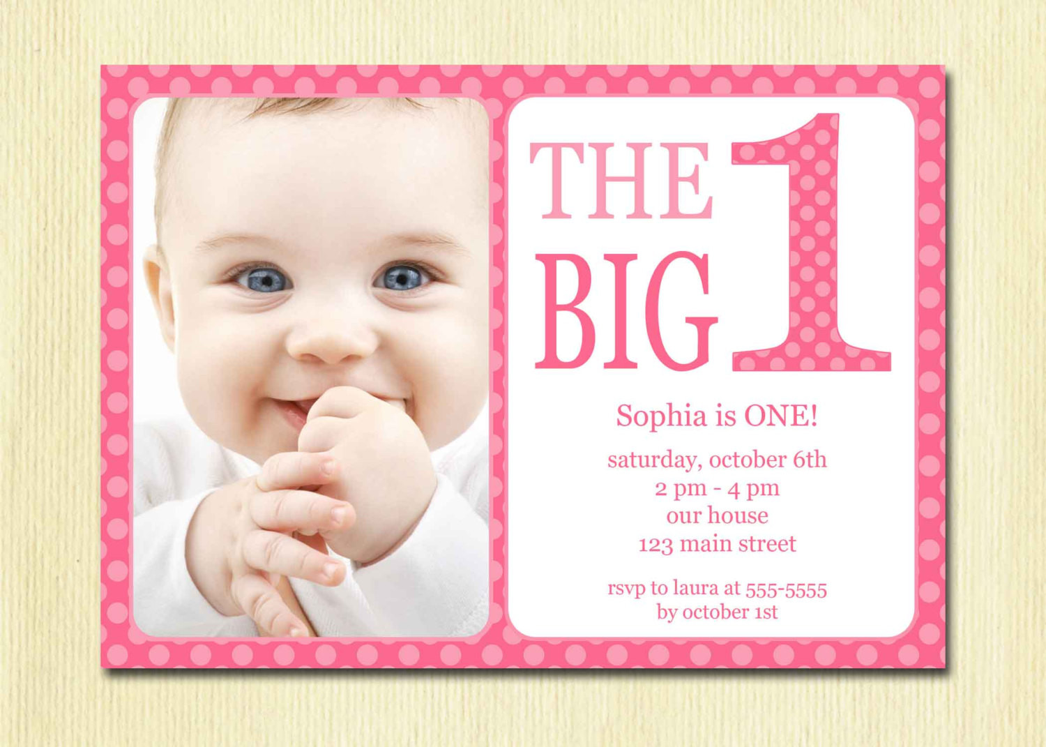 Best ideas about 1st Birthday Girl Invitations
. Save or Pin First Birthday Baby Girl Invitation DIY Printable Now.