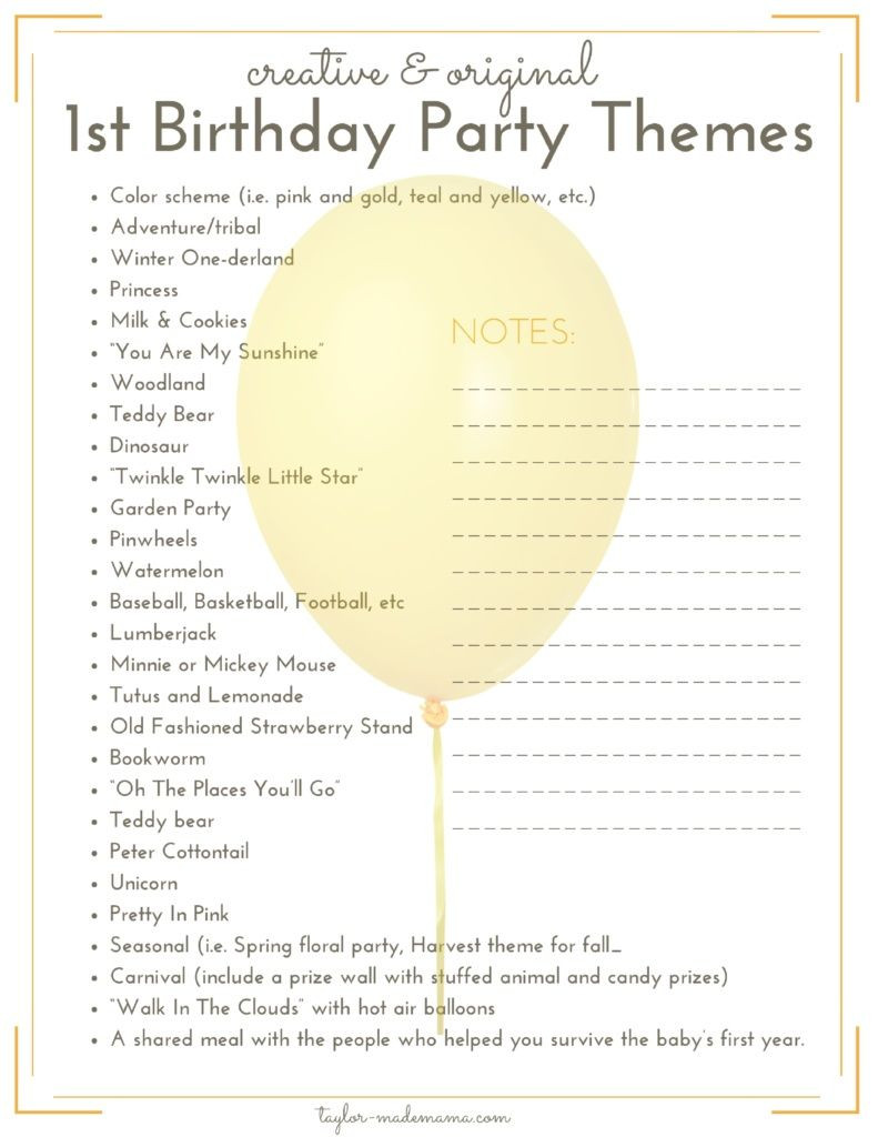 Best ideas about 1st Birthday Party Checklist
. Save or Pin The Ultimate First Birthday Party Planning And Gift Guide Now.