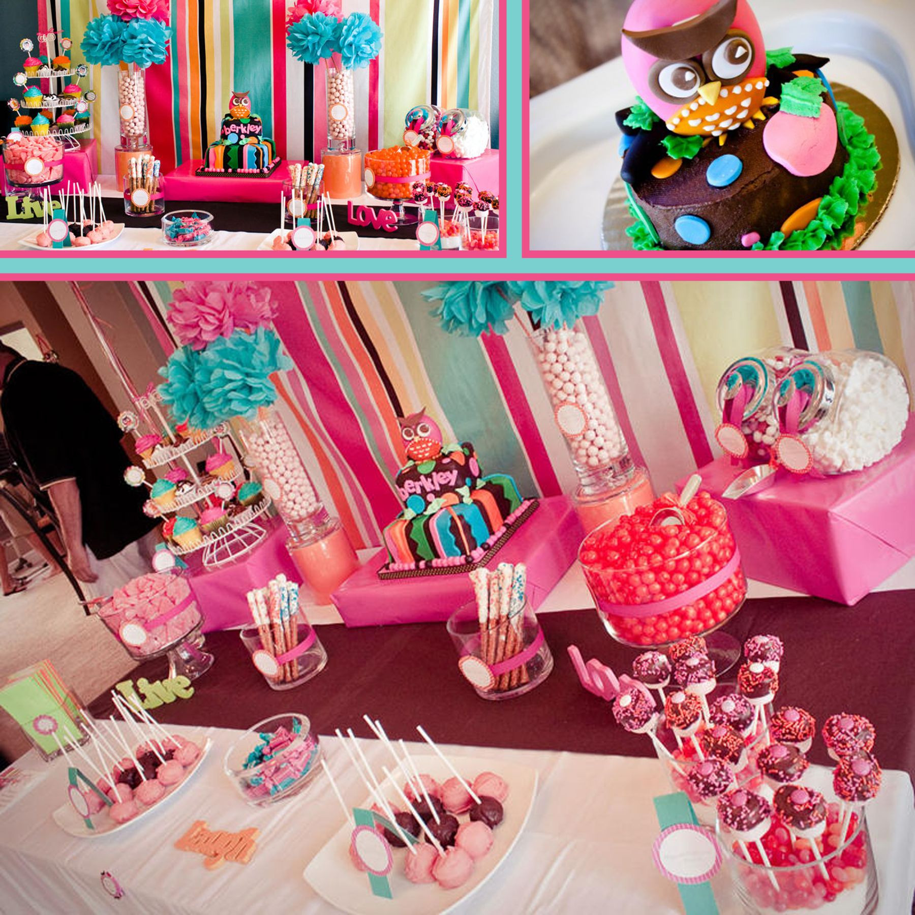 Best ideas about 1st Birthday Party Decorations
. Save or Pin owl birthday table decor 1st Birthday Ideas Now.