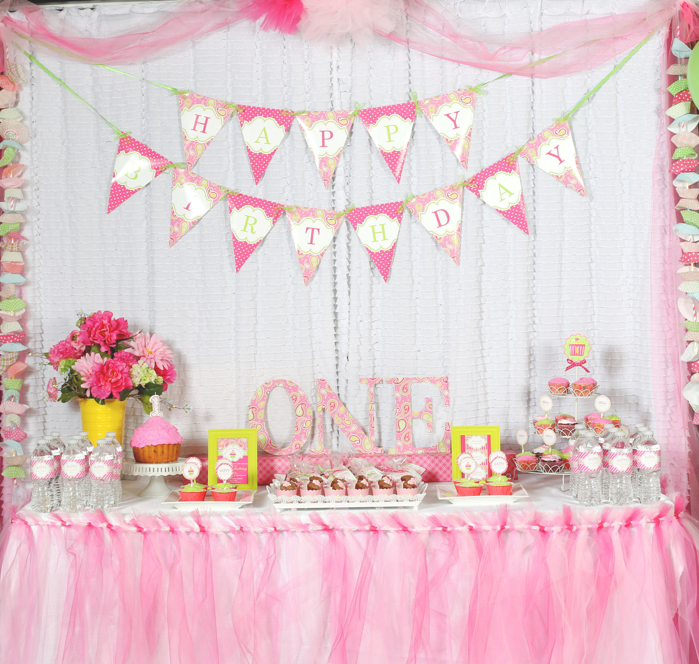 Best ideas about 1st Birthday Party Decorations
. Save or Pin A Cupcake Themed 1st Birthday party with Paisley and Polka Now.