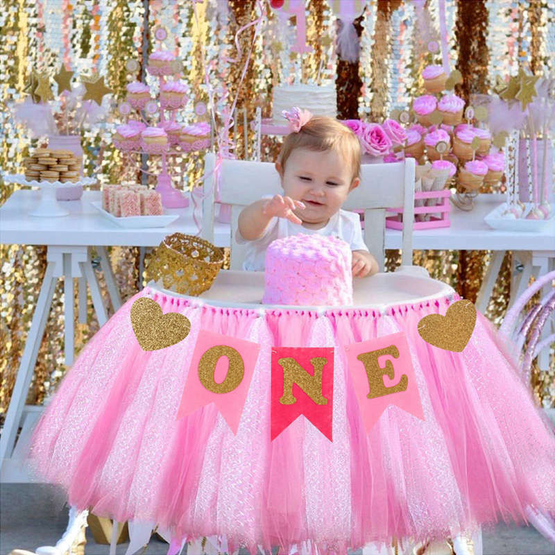 Best ideas about 1st Birthday Party Decorations Girl
. Save or Pin Baby 1st Birthday High Chair Decoration Baby Shower Boy Now.