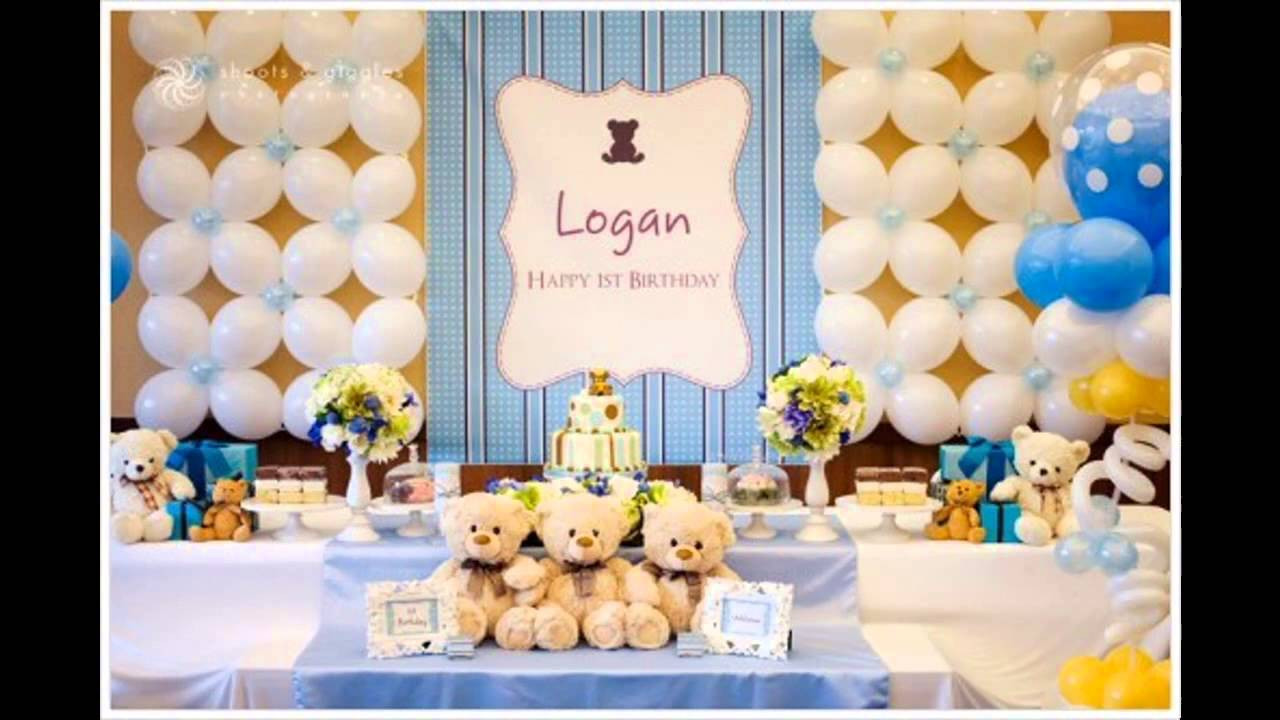 Best ideas about 1st Birthday Party Decorations
. Save or Pin 1st birthday party themes decorations at home for boys Now.