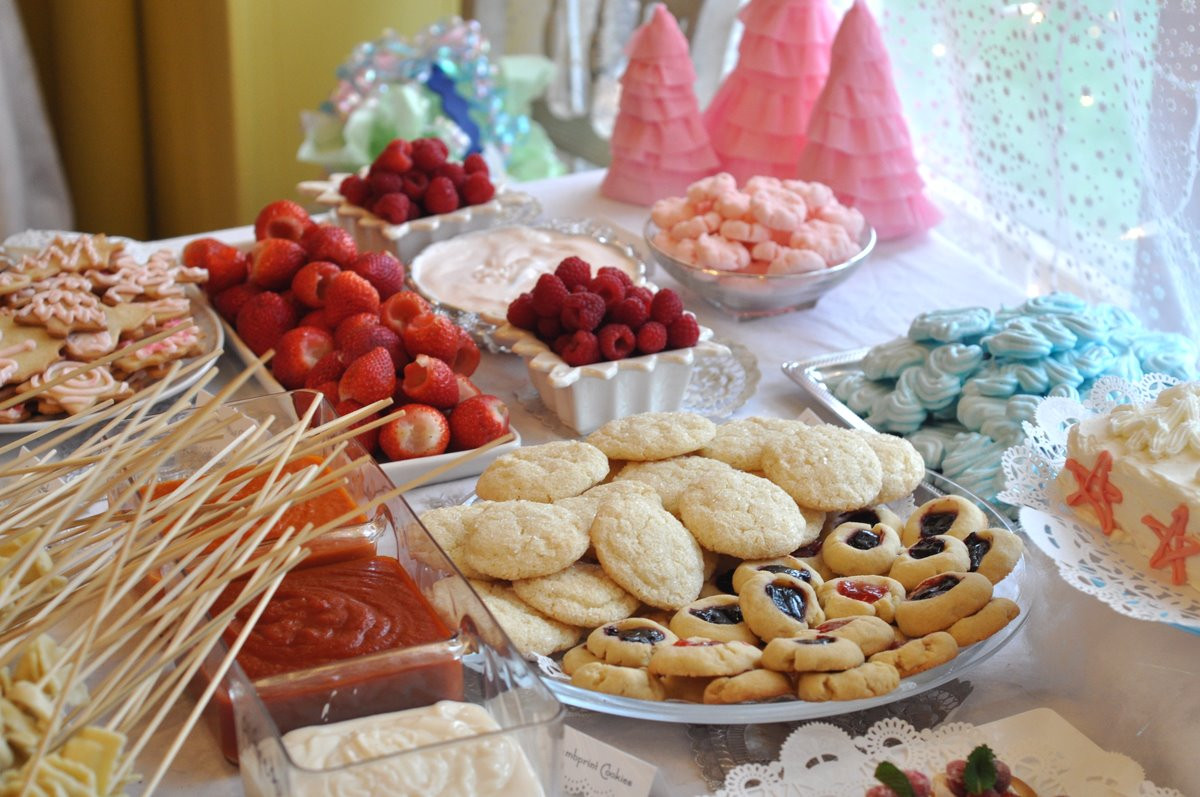 Best ideas about 1st Birthday Party Food Ideas
. Save or Pin Caroline s Sparkle Snowflake First Birthday Now.