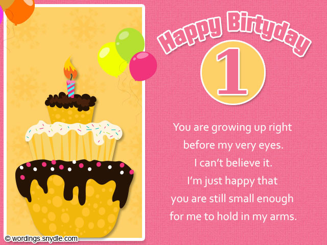 Best ideas about 1st Birthday Wishes
. Save or Pin 1st Birthday Wishes Wordings and Messages Now.