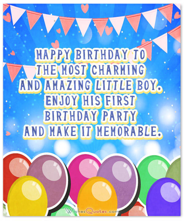 Best ideas about 1st Birthday Wishes For Baby Boy
. Save or Pin Wonderful Birthday Wishes for a Baby Boy Happy Birthday Now.