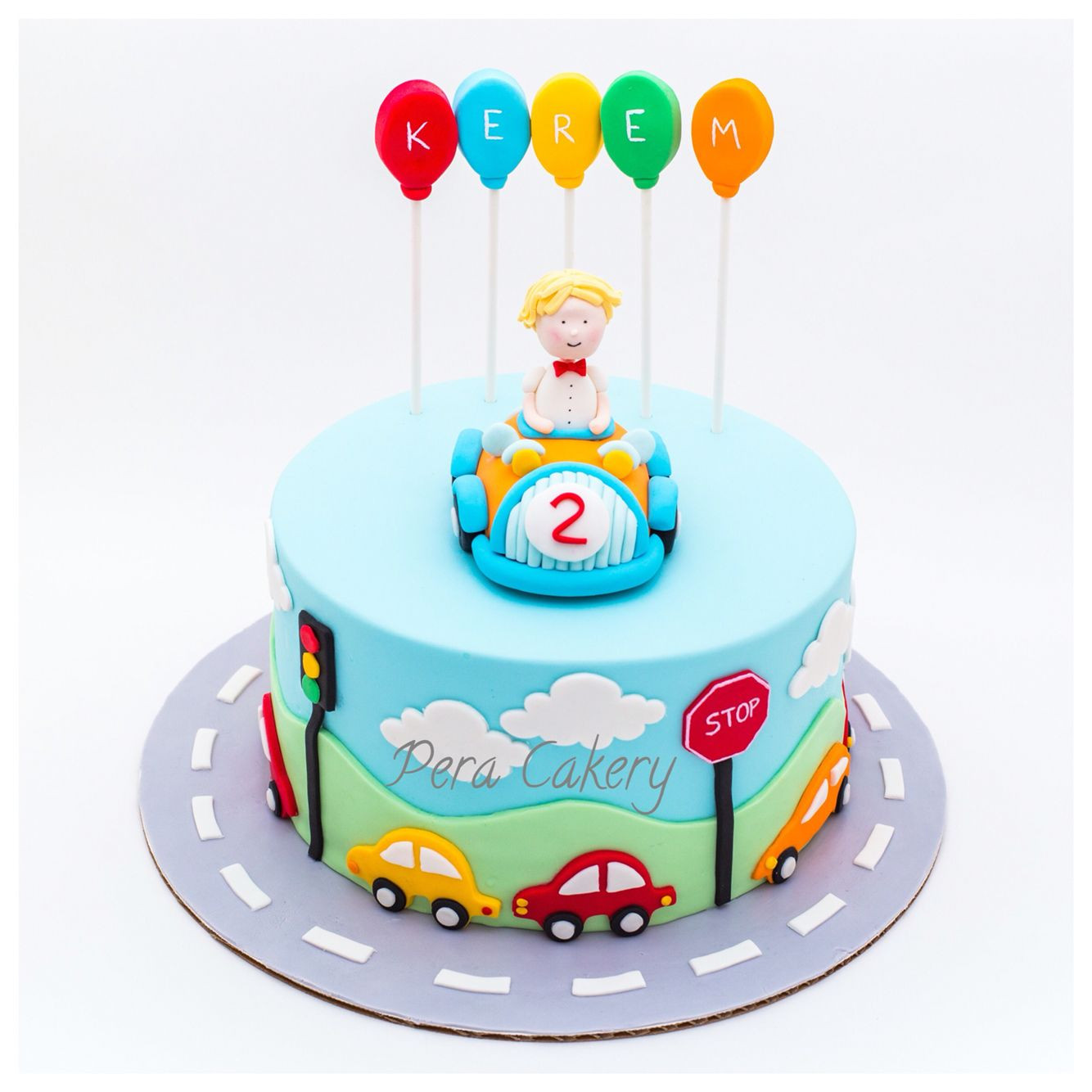 Best ideas about 2 Year Old Birthday Cake
. Save or Pin Car cake for a 2 year old boy Now.
