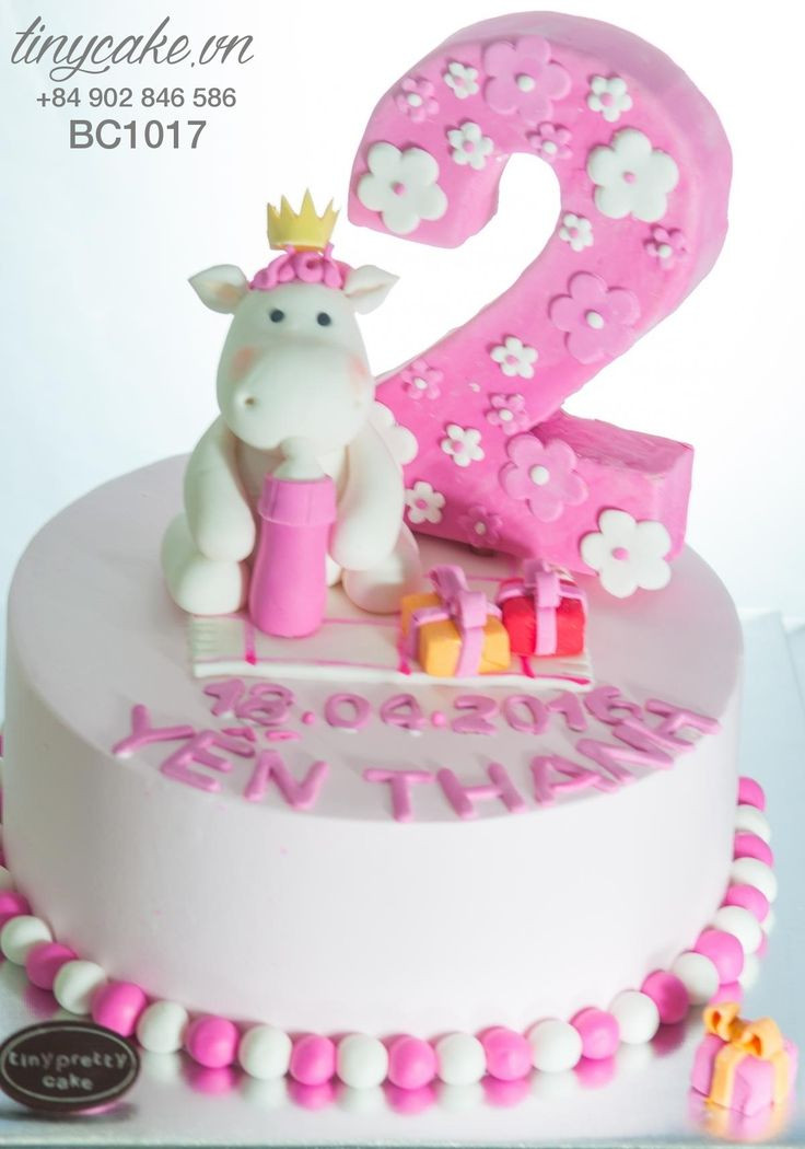 Best ideas about 2 Year Old Birthday Cake
. Save or Pin Birthday cake with little horse for baby girl 2 years old Now.