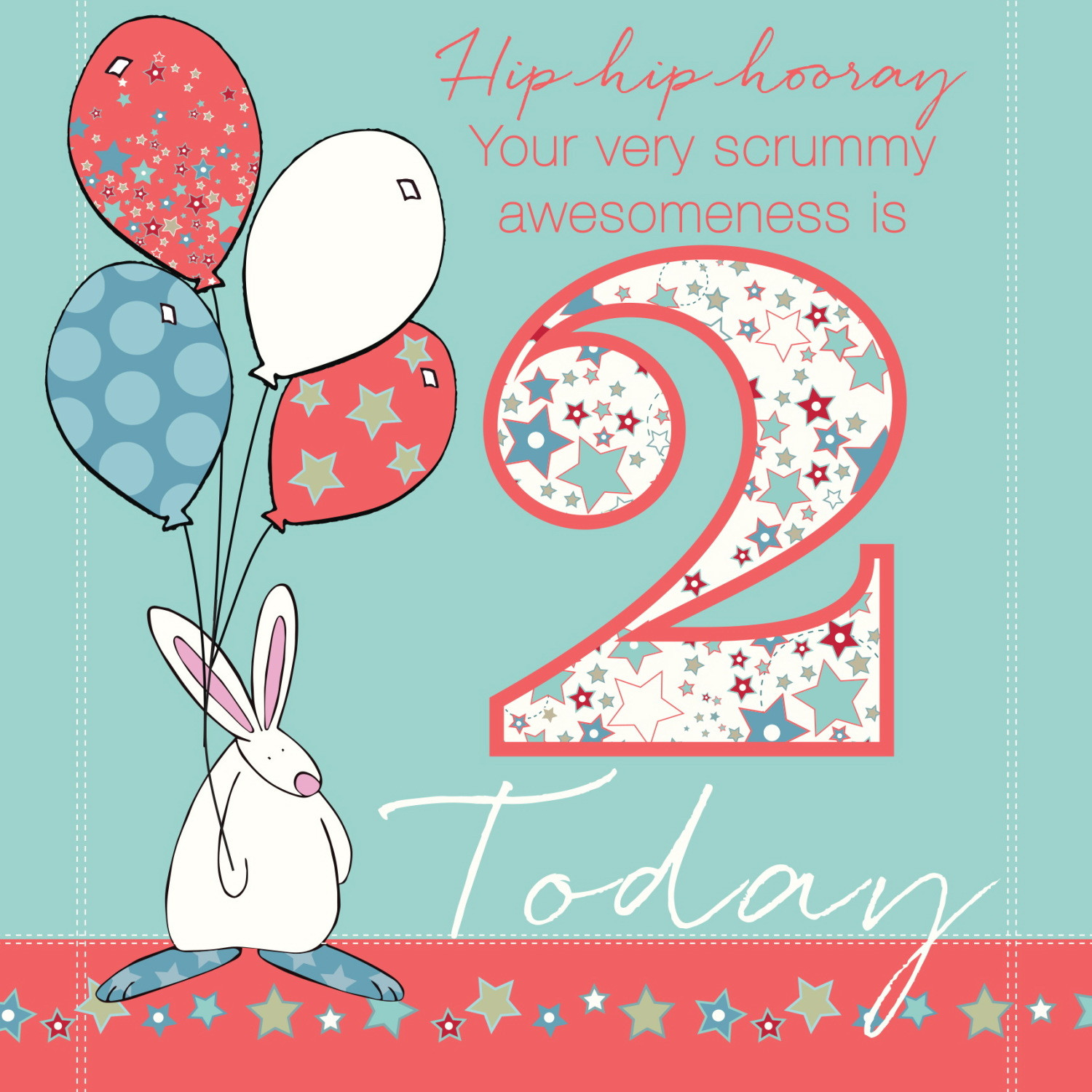 Best ideas about 2 Year Old Birthday Card
. Save or Pin For a special baby boy who is two today from Rufus Rabbit Now.