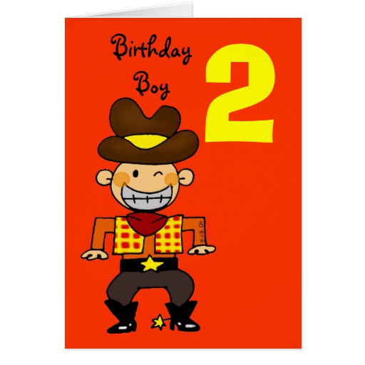 Best ideas about 2 Year Old Birthday Card
. Save or Pin 2 year old birthday boy greeting card Now.