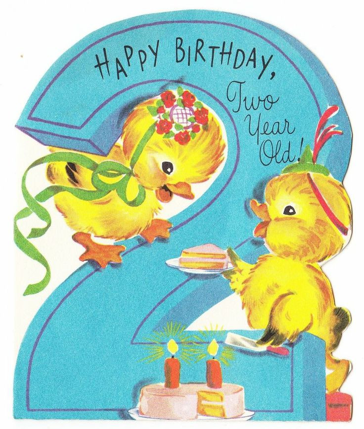 Best ideas about 2 Year Old Birthday Card
. Save or Pin vintage baby card Now.
