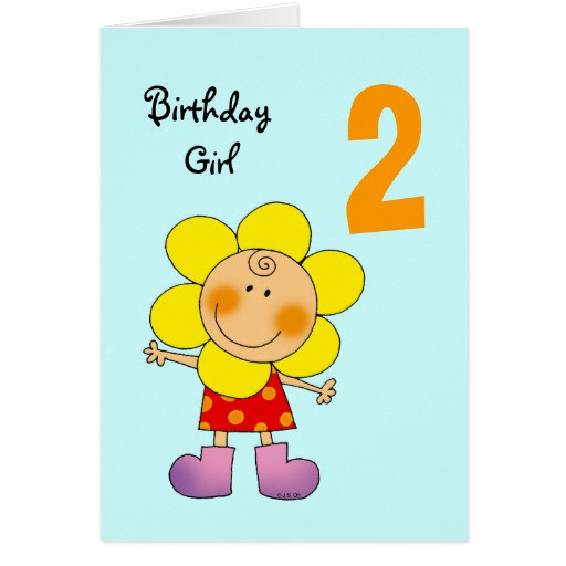Best ideas about 2 Year Old Birthday Card
. Save or Pin 2 year old birthday girl card Now.