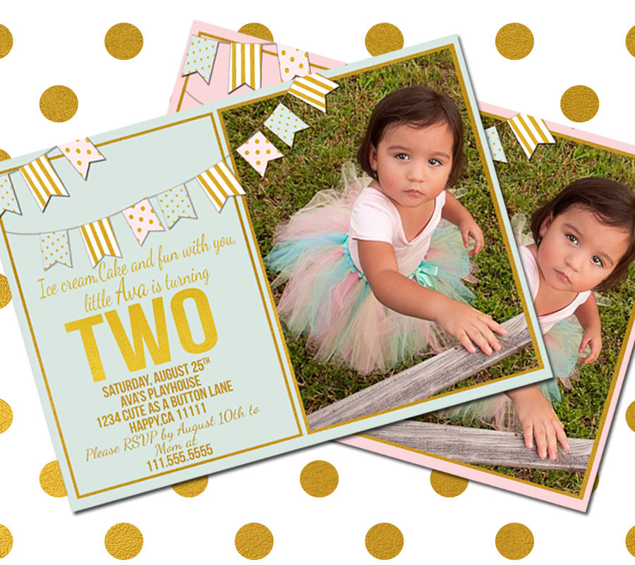 Best ideas about 2 Year Old Birthday Invitations
. Save or Pin 2 year old Birthday Invitation Two year old by Hottomatoink2 Now.